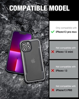 Foto 2 | Foto 2 | Funda Raptic Shield Para Iphone 13 Pro Max Negra - Venta Internacional.