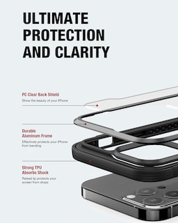Foto 4 | Foto 4 | Funda Raptic Shield Para Iphone 13 Pro Max Negra - Venta Internacional.