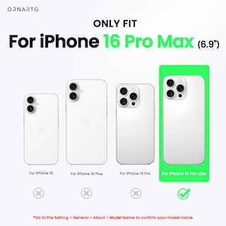 Foto 2 | Foto 2 | Funda De Teléfono Ornarto Vortuxe Para Iphone 16 Pro Max Blanca - Venta Internacional.