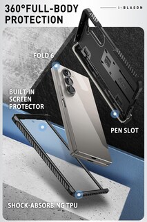 Foto 3 | Foto 3 | Funda De Teléfono I-blason Para Samsung Galaxy Z Fold 6 Con Soporte Para Bolígrafo S - Venta Internacional.