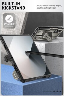 Foto 7 | Foto 7 | Funda De Teléfono I-blason Para Samsung Galaxy Z Fold 6 Con Soporte Para Bolígrafo S - Venta Internacional.