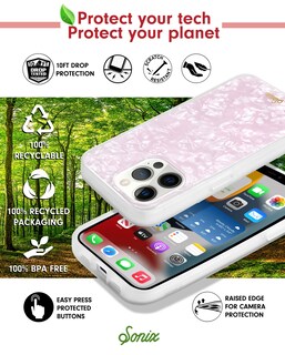 Foto 3 | Foto 3 | Funda De Teléfono Sonix Para Iphone 13 Pro Con Estampado De Carey Rosa - Venta Internacional.