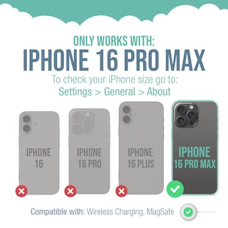 Foto 5 | Foto 5 | Funda Smartish Para Iphone 16 Pro Max Magsafe Con Agarre Magnético - Venta Internacional.