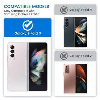 Foto 2 | Foto 2 | Funda Vego Con Soporte, Cámara Deslizante Y Pantalla Para Galaxy Z Fold 3 - Venta Internacional.