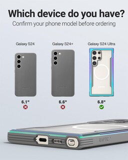 Foto 2 | Foto 2 | Funda Para Teléfono Raptic Shield Compatible Con Samsung Galaxy S24 Ultra - Venta Internacional.