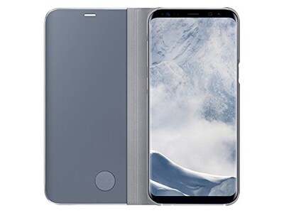 Foto 4 | Foto 4 | Funda Abatible Para Samsung Galaxy S8+ S-view Con Soporte, Color Plateado - Venta Internacional.