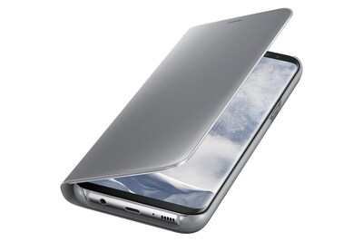 Foto 5 | Foto 5 | Funda Abatible Para Samsung Galaxy S8+ S-view Con Soporte, Color Plateado - Venta Internacional.