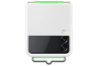 Foto 2 | Foto 2 | Funda De Silicona Para Samsung Galaxy Z Flip 3, Color Blanco - Venta Internacional.