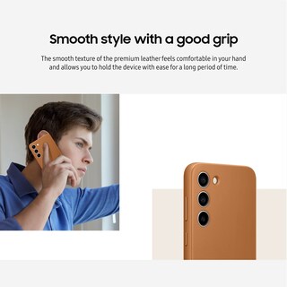 Foto 2 | Foto 2 | Funda Para Teléfono Samsung Galaxy S23+ Plus De Piel Negra - Venta Internacional.