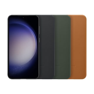 Foto 6 | Foto 6 | Funda Para Teléfono Samsung Galaxy S23+ Plus De Piel Negra - Venta Internacional.