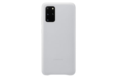 Foto 1 | Foto 1 | Funda Trasera De Piel Para Samsung Galaxy S20+ Plus, Color Plateado - Venta Internacional.