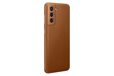 Foto 2 | Foto 2 | Funda De Piel Para Teléfono Móvil Samsung Galaxy S21+, Color Marrón - Venta Internacional.