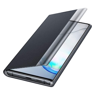 Foto 3 | Foto 3 | Funda Samsung Galaxy Note 10 Clear View Black Con Carga Inalámbrica - Venta Internacional.