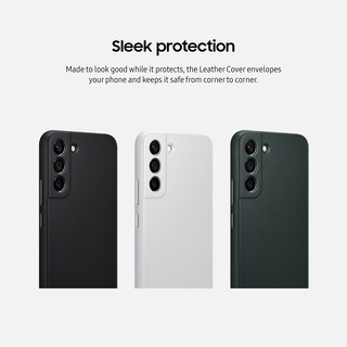 Foto 7 | Foto 7 | Funda De Piel Para Samsung Galaxy S22, Color Gris Claro - Venta Internacional.