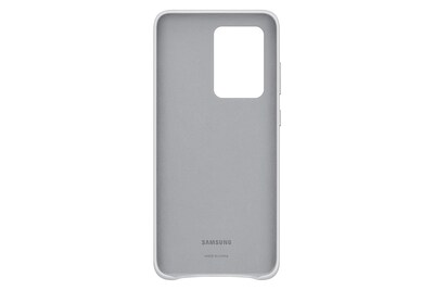 Foto 3 | Foto 3 | Funda Trasera De Piel Para Samsung Galaxy S20 Ultra, Color Plateado - Venta Internacional.