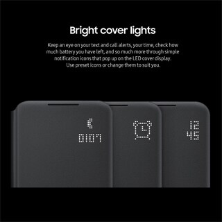 Foto 6 | Foto 6 | Funda Para Teléfono Samsung Galaxy S22+ Led View Cover, Gris Claro - Venta Internacional.