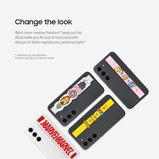 Foto 2 | Foto 2 | Funda Para Teléfono Samsung Galaxy S23 Silicone Grip Black - Venta Internacional.