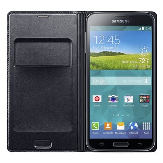 Foto 3 | Foto 3 | Funda con Tapa Tipo Cartera Negra para Samsung Galaxy S5 - Venta Internacional
