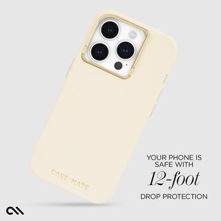 Foto 3 | Foto 3 | Funda De Silicona Case-mate Para Iphone 15 Pro, Color Beige - Venta Internacional.