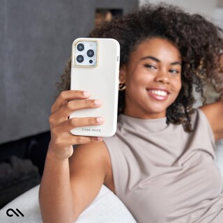 Foto 5 | Foto 5 | Funda De Silicona Case-mate Para Iphone 15 Pro, Color Beige - Venta Internacional.