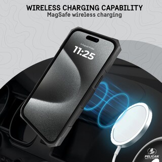 Foto 6 | Foto 6 | Funda para Teléfono Pelican Shield 6.7 Apple Iphone 15 Pro Max Negra - Venta Internacional