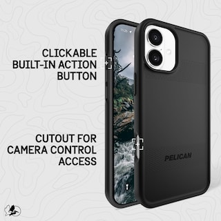 Foto 4 | Foto 4 | Funda de Teléfono Pelican Protector para iPhone 16 Plus con Magsafe Negra - Venta Internacional