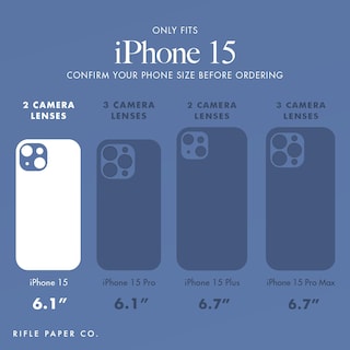 Foto 2 | Foto 2 | Funda de Teléfono Case-Mate Rifle Paper Co. iPhone 15 - Venta Internacional