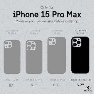 Foto 2 | Foto 2 | Funda de Teléfono Pelican Shield para Iphone 15 Pro Max Con Magsafe - Venta Internacional