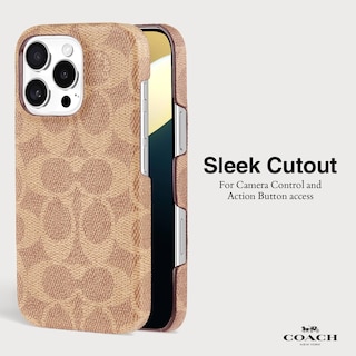 Foto 4 | Foto 4 | Funda Para Teléfono Coach Signature Canvas Slim Wrap Para Iphone 16 Pro - Venta Internacional.