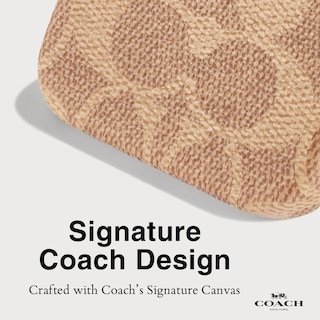 Foto 5 | Foto 5 | Funda Para Teléfono Coach Signature Canvas Slim Wrap Para Iphone 16 Pro - Venta Internacional.