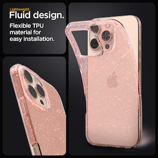 Foto 4 | Foto 4 | Funda Spigen Liquid Crystal Glitter Para Iphone 16 Pro - Venta Internacional.