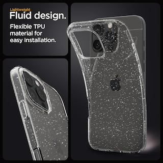 Foto 4 | Foto 4 | Funda Spigen Liquid Crystal Glitter Para Iphone 16 Pro Max - Venta Internacional.
