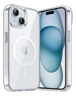 Foto 1 | Foto 1 | Funda Para Iphone 15 Plus Con Magsafe Resistente A Caídas Transparente Magsafe Clear