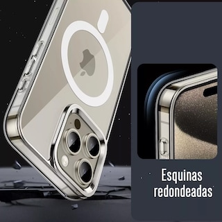 Foto 4 | Foto 4 | Funda Para Iphone 14 Pro Con Magsafe Carga Inalámbrica Slim Transparente Magsafe Clear