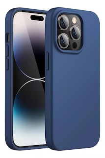 Foto 1 | Foto 1 | Funda Para Iphone 14 Pro Silicon Suave Interior Afelpado