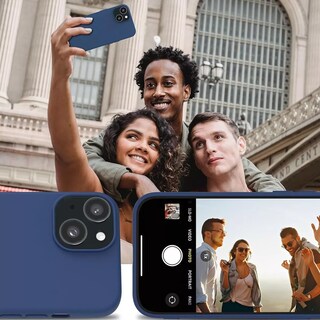 Foto 3 | Foto 3 | Funda Para Iphone 14 Normal Silicon Suave Interior Afelpado Antigolpes