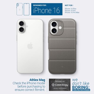 Foto 2 | Foto 2 | Funda Caseology Athlex Mag para iPhone 16 con Magsafe Gray - Venta Internacional