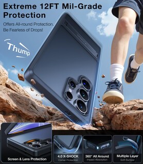 Foto 2 | Foto 2 | Funda De Teléfono Torras A Prueba De Golpes Con Soporte Para Samsung S25 Ultra - Venta Internacional.