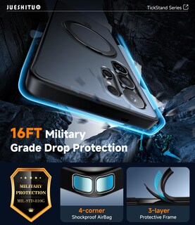 Foto 7 | Foto 7 | Funda Jueshituo Serie Tickstand Para Samsung Galaxy S25 Ultra - Venta Internacional.