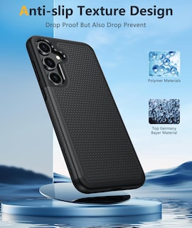 Foto 5 | Foto 5 | Funda De Teléfono Fntcase Para Samsung Galaxy S25-plus A Prueba De Golpes, Negra - Venta Internacional.