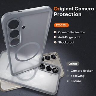 Foto 5 | Foto 5 | Funda Tocol Magnetic Para Samsung Galaxy S25 De 6,2 Pulgadas, Color Gris - Venta Internacional.
