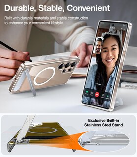 Foto 5 | Foto 5 | Funda De Teléfono Torras Con Soporte Magnético Para Samsung Galaxy S25 Ultr - Venta Internacional.