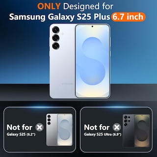 Foto 2 | Foto 2 | Funda De Teléfono Spidercase Para Samsung Galaxy S25 Plus Con Protectores - Venta Internacional.