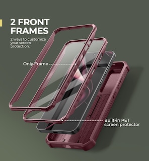 Foto 5 | Foto 5 | Funda Dexnor Para Samsung Galaxy S25 Plus Con Funda De Cámara, Color Rojo - Venta Internacional.