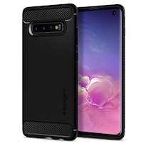 Funda Spigen Rugged Armor para Samsung Galaxy S10 Negro Mate - Venta Internacional