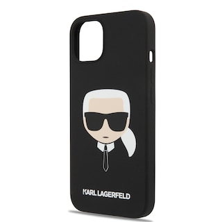 Foto 6 | Foto 6 | Funda Original Karl Lagerfeld Silicón Cara Para Iphone 13- Negro