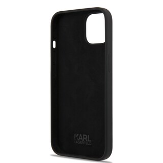 Foto 7 | Foto 7 | Funda Original Karl Lagerfeld Silicón Cara Para Iphone 13- Negro