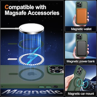 Foto 4 | Foto 4 | Funda de Teléfono Hython para Iphone 12 Pro Max de 6.7 Pulgadas Verde - Venta Internacional