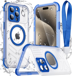 Foto 1 | Foto 1 | Funda de Teléfono Temdan Magnética Impermeable para iPhone 15 Pro Max - Venta Internacional