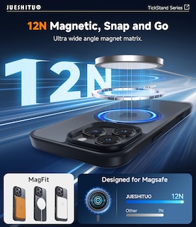 Foto 4 | Foto 4 | Funda de Teléfono Jueshituo 3 en 1 para iPhone 16 Pro con Accesorios - Venta Internacional